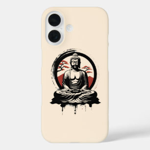 Coque Pour iPhone 16 Zen Bouddha Japonais