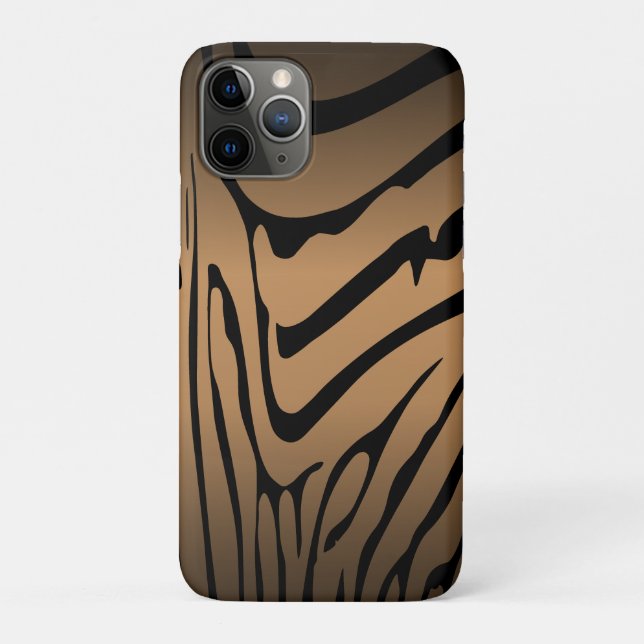 Coques Case-Mate iPhone Zesty Zebra Brown (Dos)