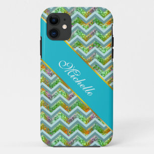 Coque iPhone 11 ZigZag en verre tendu