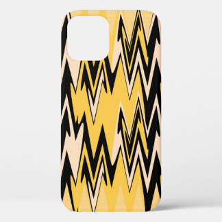 Case-Mate iPhone Case Zigzag jaune et noir Abstrait Chevron