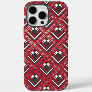 Coque iPhone 16 Pro Max Zimbabwean Retso African Retro Mudcloth Print