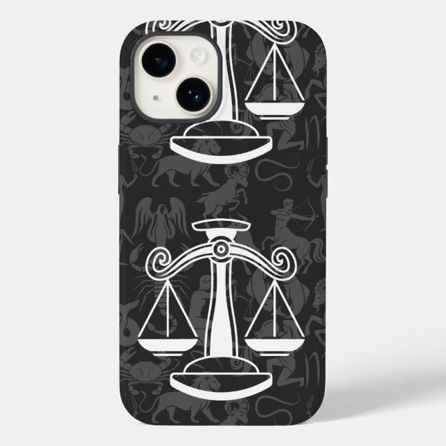 Coques Case-Mate iPhone Zodiac Motif Z02 - Libra.b (Verso)