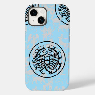 Coque Case-Mate iPhone Zodiac Motif Z02 - Scorpio.w L Bleu BG