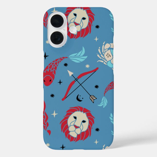 Coques Case-Mate iPhone Zodiaque bleu gras (Verso)