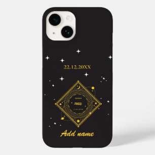 Coque Case-Mate iPhone Zodiaque personnalisé Nom personnalisé Aquarius