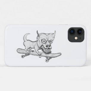 Case-Mate iPhone Case Zombie Dog, Mon petit chien adorable sur skateboar