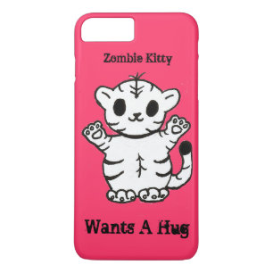 Coque iPhone 8 Plus/7 Plus Zombie Kitty veut un câlin