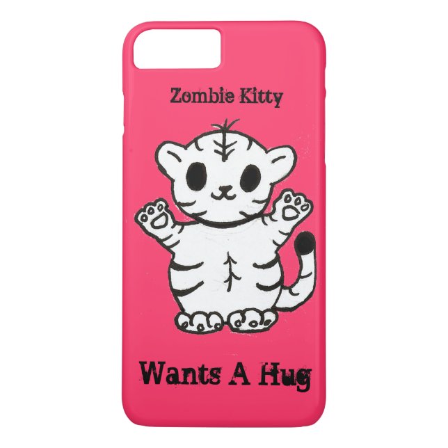 Coques Case-Mate iPhone Zombie Kitty veut un câlin (Dos)