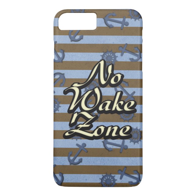Coques Case-Mate iPhone Zone sans sillage Ancres et roues de navire nautiq (Dos)