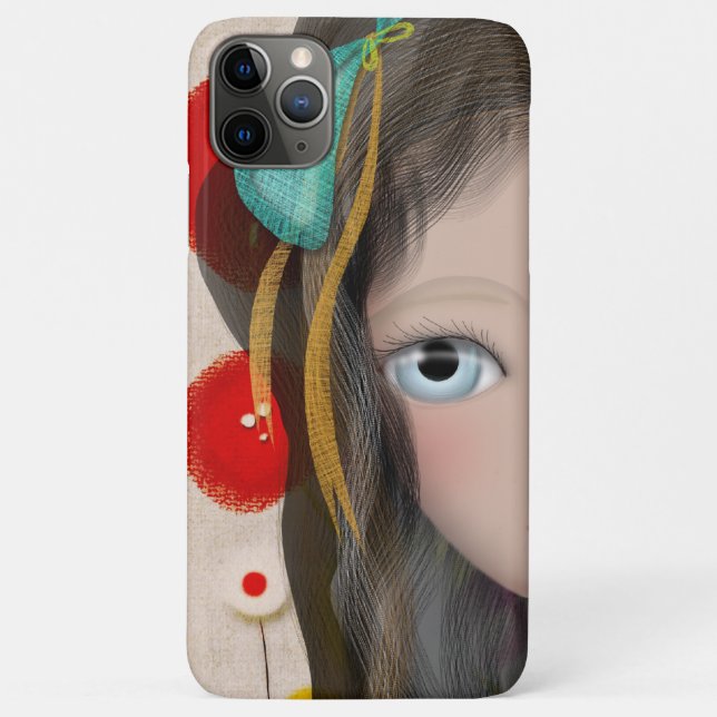 Coques Case-Mate iPhone Zoom des yeux Adorable Coque-Mate (Dos)