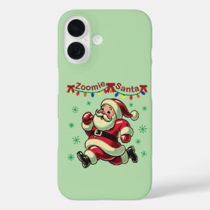 Coque Pour iPhone 16 Zoomie Père Noël Noël