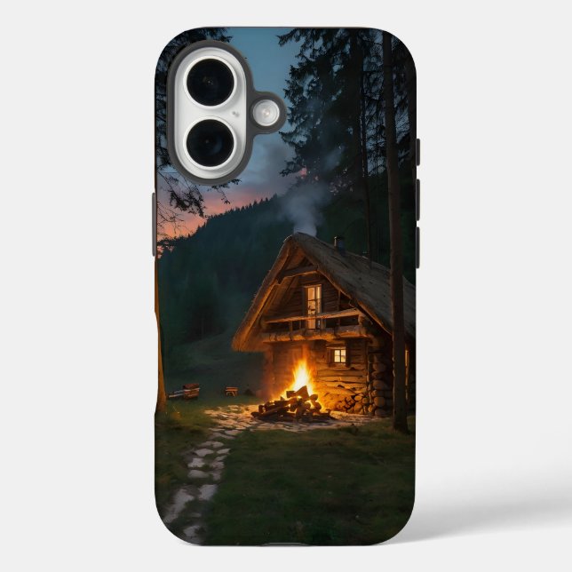 Coques de feu de camp pour iPhone 16 (Verso)