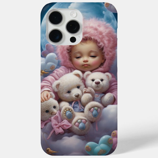 Coques iPhone 15 Pro Max - Lune-4 (Verso)