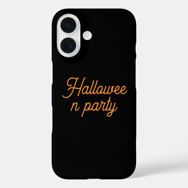 Coques iphone noirs Geft16 fête d'halloween (Verso)