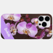 Coques Pour iPhone Belle violette et orchidée blanche photo de gros p (Back (Horizontal))