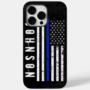 Coques Pour iPhone Distressed Police Style américain Drapeau Personna