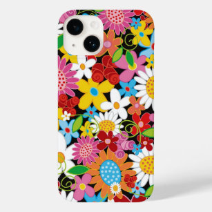 Coques Pour iPhone Fleurs de printemps Whimsical colorées Jardin Girl