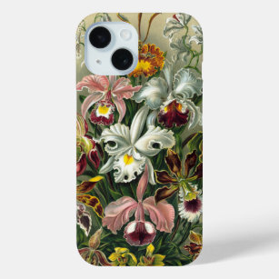 Coque Case-Mate iPhone Illustration vintage d'orchidée d'Ernst Haeckel