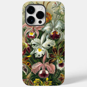 Coque Case-Mate iPhone Illustration vintage d'orchidée d'Ernst Haeckel