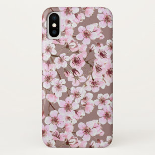 Coque Pour iPhone XS Motif de fleurs de cerisiers