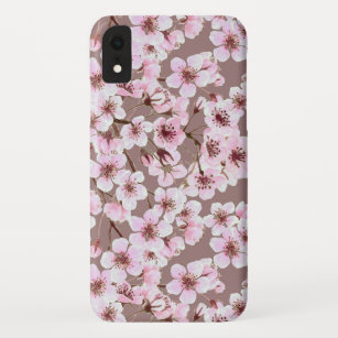 Coque Pour iPhone XR Motif de fleurs de cerisiers