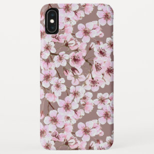 Coque Pour iPhone XS Max Motif de fleurs de cerisiers