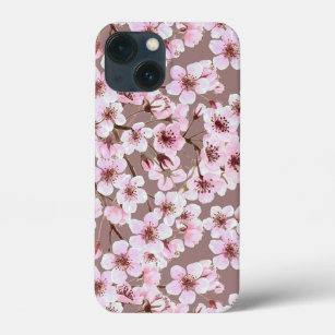 Etui iPhone 13 Mini Motif de fleurs de cerisiers
