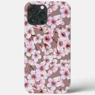 Etui iPhone 13 Pro Max Motif de fleurs de cerisiers