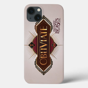 Coques Pour iPhone Red & Gold Art Deco Obliviate Spell