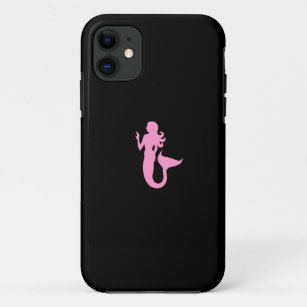 Coques Pour iPhone Sirène Ocean Glow_Pink-on-Black