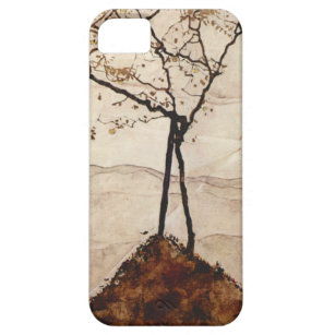 Coque iPhone 5 Soleil d'automne et arbres par Egon Schiele, Art V