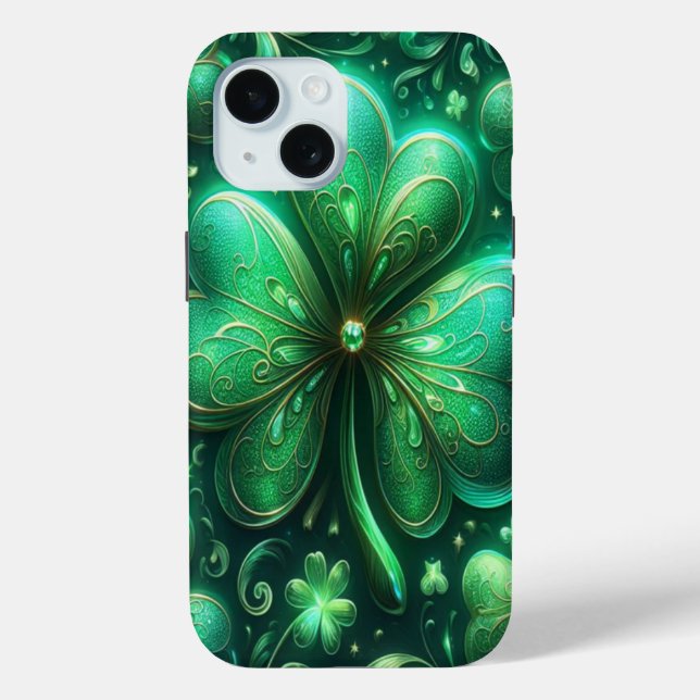 Coques Shamrocks Emerald Green (Verso)