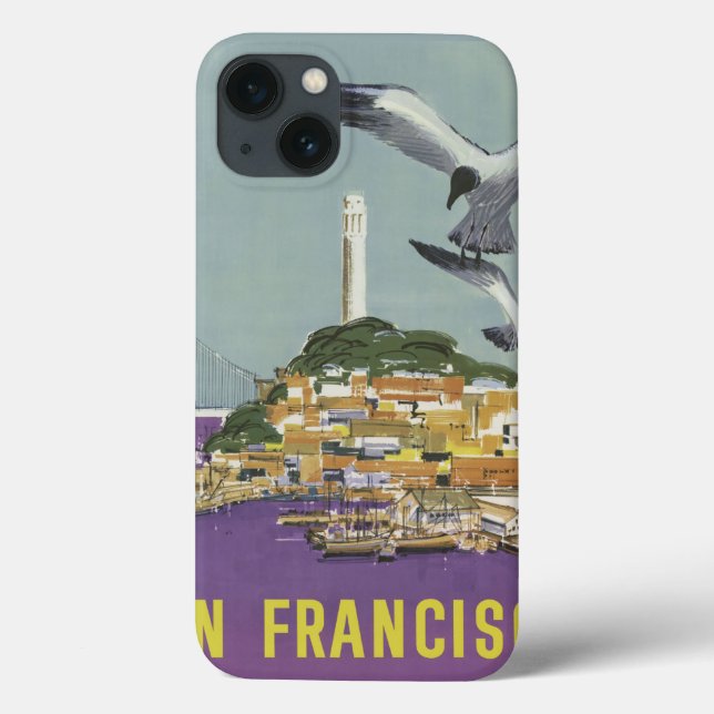Coques Vintage voyage de San Francisco USA (Verso)