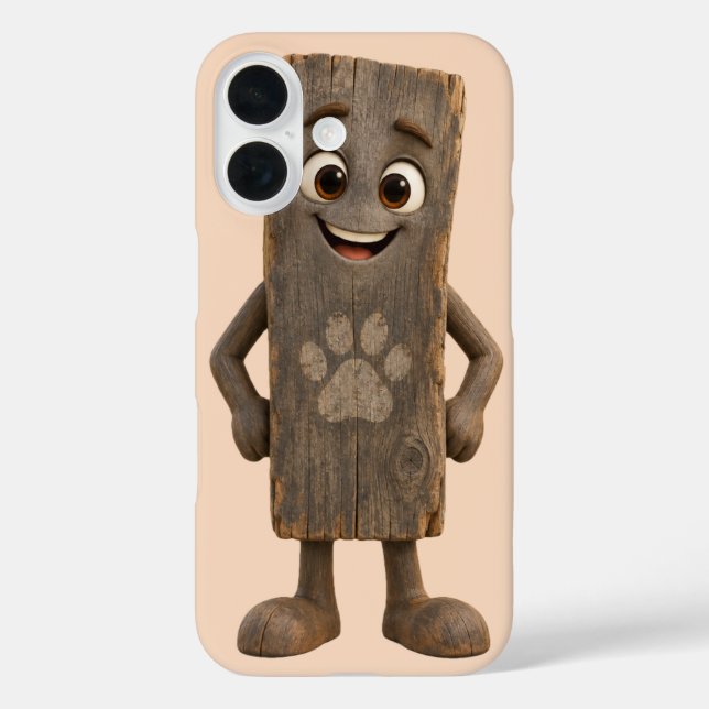 Coquet Étui de Téléphone avec Empreinte de Patte d (Verso)