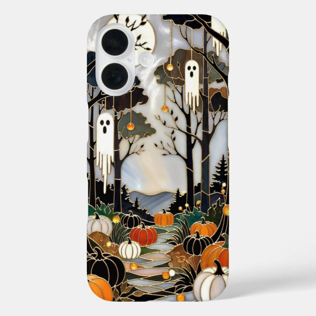 Coquet étui de téléphone Halloween Fantôme Citroui (Verso)