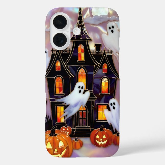 Coquet étui de téléphone Halloween Maison Citrouil (Verso)