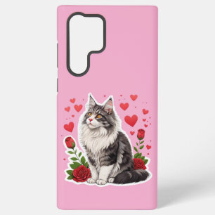 Coquet Samsung Galaxy S22 Ultra Coque Rose Adorabl