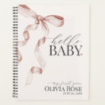 Coquette Beige Bow Girl Baby Gift Ma première anné<br><div class="desc">Élever votre baby shower avec ce Coquette Beige Bow Party Decor! Ce design intemporel ajoute une touche d'élégance et de charme à tout événement, avec un arc magnifiquement ouvragé orné de délicates teintes dorées et beiges. Cette collection impressionne vos invités et crée des souvenirs durables et est parfaite pour ajouter...</div>
