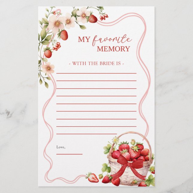 Coquette Berry in Love My Favori Memory Game (Devant)