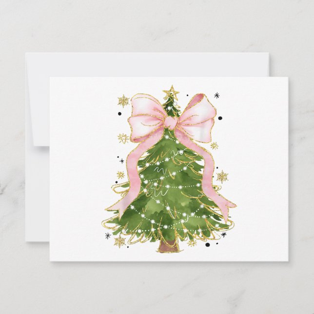 Coquette Bow Christmas Tree Vacances Fille tenue W (Devant)