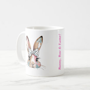 Coquette Bunny Bow Easter Mug