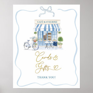 Coquette Café parisien French Card and Gift Poster