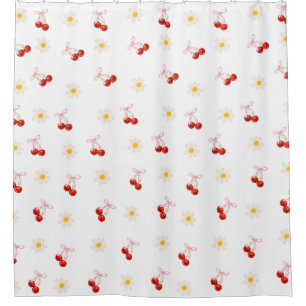 Coquette Cherry Daisy Douche rideau