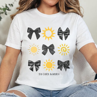 Coquette Melanoma Tshirt de sensibilisation, minim