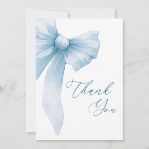 Coquette Moderne Bleu Nœud Merci