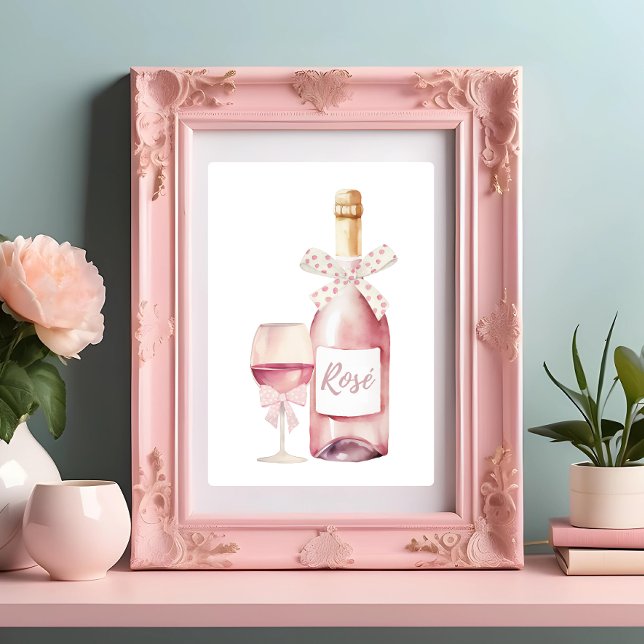 Coquette OEuvre murale légère rose Vin Poster (Créateur téléchargé)