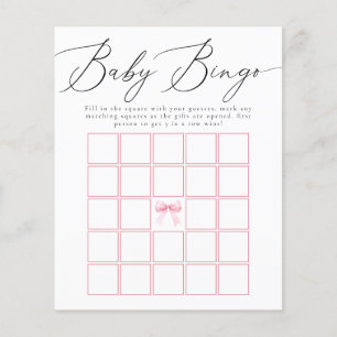 Coquette Rose Bow Bingo Douche Jeu