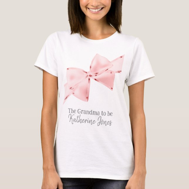 Coquette Rose La Grand-Mère En T-shirt (Devant)