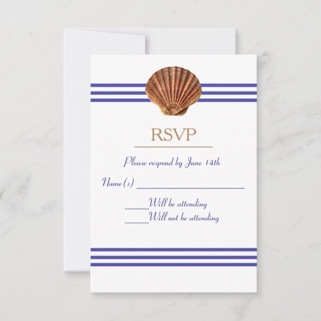 Coquillage nautique - RSVP (Devant)