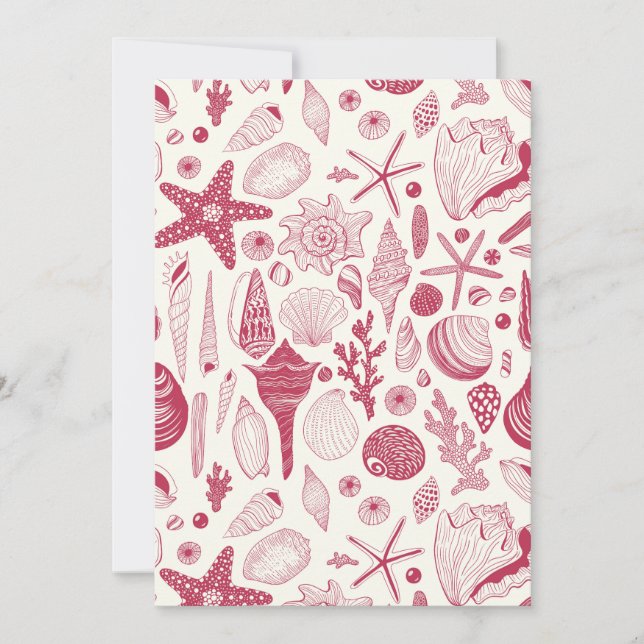 Coquillages à Viva Magenta - Couleur de l'année 20 (Devant)